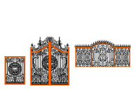 bản vẽ cổng cnc,cổng 2 cánh cnc đẹp,file dxf cổng 1 cánh,thiết kế hàng rào lan can,mẫu cắt lan can cnc