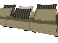 Model ghế sofa sketchup