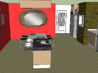 Model mẫu nội thất phòng bếp hiện đại 2023