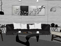 phòng khách đẹp,model su phòng khách đẹp,nội thất phòng khách sketchup,thiết kế phòng khách su