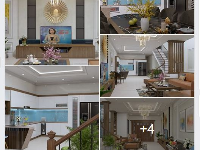 Model nội thất nhà phố Sketchup