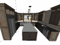 Model nội thất phòng bếp đẹp hiện đại