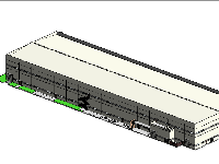 xưởng công nghiệp 16.4x144.5m,Revit nhà công nghiệp,nhà xưởng công nghiệp,Nhà công nghiệp revit,Thiết kế nhà xưởng revit