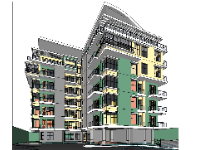 Model revit nhà ở xã hội