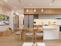 Model sketchup - Ens 3.0 nội thất phòng khách bếp ngủ hiện đại