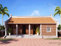 Model sketchup 2014 + Vray 2.0 + Picasa 3 Thiết kế nhà thờ họ 3 gian