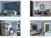 Model sketchup 2019 nội thất phòng khách + bếp chung cư