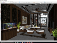 Sketchup Nội thất phòng khách,Model Sketchup Phòng khách,Su 19 phòng khách,nội thất phòng khách su,Model Su Phòng khách