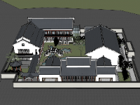 Sketchup nhà cổ,model sketchup nhà cổ,sketchup nhà cổ