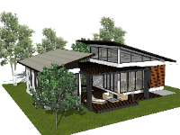 nhà nghỉ dưỡng,sketchup nhà nghỉ dưỡng,model su nhà nghỉ dưỡng,file su nhà nghỉ dưỡng