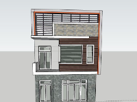 sketchup Nhà phố 3 tầng,model sketchup nhà phố 3 tầng,nhà phố 3 tầng file sketchup,file sketchup nhà phố 3 tầng,nhà phố 3 tầng file su