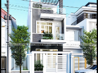 Model Sketchup Nhà phố 3 tầng đẹp