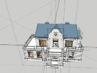 Sketchup nội thất,su nội thất,Su nội thất biệt thự,Sketchup thiết kế biệt thự,dựng biệt thự