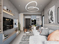 Model Sketchup nội thất căn hộ chung cư ECO (Sketchup 2019 - Vray 4.2)