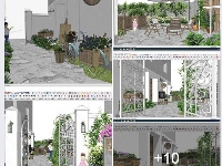 quán cafe,quán cà phê su,file sketchup quán cafe,su quán cafe