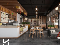 Quán cà phê,quán cà fe,Model quán cafe,Mẫu quán cà phê,SU cà phê