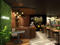 Model Sketchup quán cafe 2019