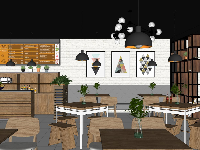 quá trà sữa 3d,Quán trà sữa,Model quán cafe,3dmax quán trà sữa cafe,nội thất quán trà sữa