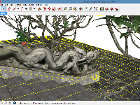 mẫu rồng,rồng đá,rồng phượng,Sketchup rồng đá