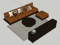 sketchup phòng khách,Model sketchup phòng khách,file sketchup sofa,sketchup sofa,sofa phòng khách