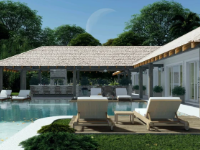 Model sketchup villa nghỉ dưỡng đẹp