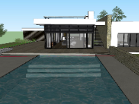 biệt thự sketchup,sketchup biệt thự,sketchup biệt thự 1 tầng,biệt thự  tầng,Model sketchup biệt thự