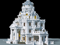 Model SU biệt thự lâu đài Tân cổ điển + Ảnh Phối cảnh Mặt đứng