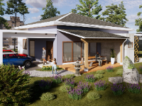 bungalow,su bungalow,sketchup bungalow