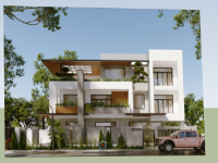 Model su nhà phố 3 tầng 2 mặt tiền đẹp