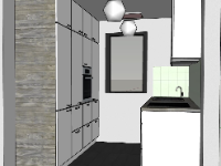 Model su nội thất phòng bếp thiết kế chuẩn