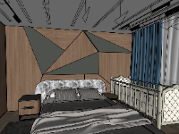 Model su phòng ngủ 3d