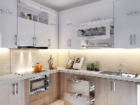 Model SU Sketchup nội thất Phòng bếp hiện đại