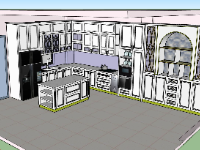 Model su thiết kế nội thất phòng bếp mới