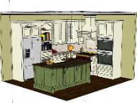 Model thiết kế nội thất phòng bếp sang xịn