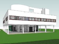 Model Villa Savoye, Poissy, Pháp - Le Corbusier