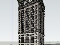 Models tòa nhà chung cư 20 tầng 21.6x21.6m