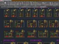 Bổ cad tủ quần áo,File cad tủ bếp,File cad quần áo,2d nội thất