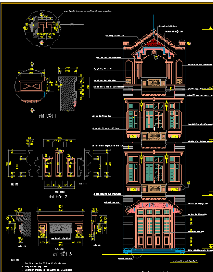 Một số mẫu Chi tiết phào cột autocad 2007