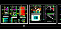 Nhà 2 tầng,kiến trúc 2 tầng,kiến rúc,2 tầng,Mái thái 6X12