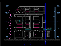 Nhà biệt thự 3 tầng 6.58x12.78m diện tích đất 260m2.