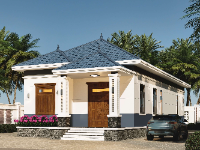 Nhà cấp 4 mái nhật 8x19m