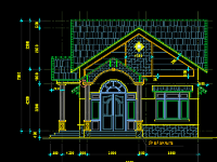 Nhà cấp 4 mái thái đẹp 8x17.7m