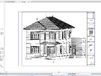 Nhà ở 2 tầng kích thước 9x15m full kiến trúc Revit 2021