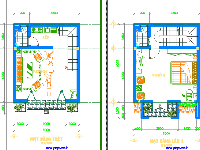 Nhà ở 4 tầng kích thước 5x8m - Kiến trúc