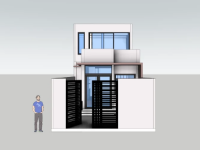 Nhà ống 2 tầng kt 5x17m
