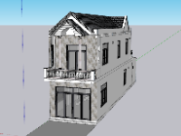 Nhà Ống Mái Thái 5x24m 2 Tầng