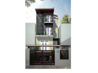 Nhà phố 1 tầng hầm 3 tầng nổi diện tích 6.3x17m