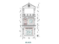 Nhà phố 2 tầng 1 tum 5.5x17.7m