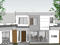 file su nhà phố 2 tầng,sketchup nhà phố 2 tầng,nhà phố 2 tầng file sketchup,nhà phố 2 tầng file su,model su nhà phố 2 tầng