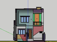 Nhà phố 2 tầng 6x12m file su đẹp